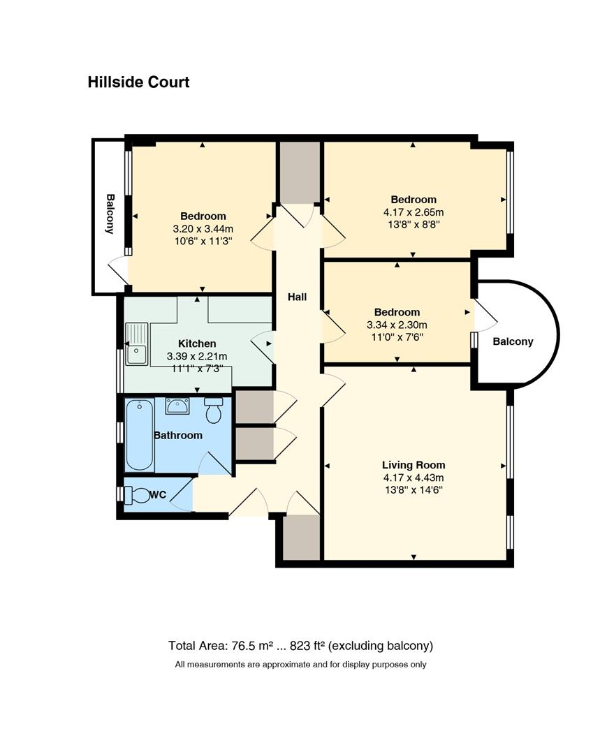 Floorplan for Ty-Gwyn Road, Penylan, Cardiff